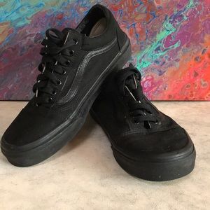 All black vans